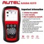 Alat Diagnostik Kereta Autel AL619 Alat Diagnostik Pengimbas Auto OBD2 OBD 2 Disokong Berbilang Bahasa Diagnosis Sistem ABS/SRS