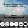 Wireless Charging Car-mounted HUD Car HUD Head-Up Display Projection Folding Holder Driving Navigation Mobile Phone Holder for Cars Trucks