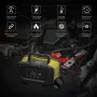 FOXUR 12V 24V 7 Charge Stages Portable Car Motorcycle Battery Charger For Calcium Gel AGM Wet LiFePO4 Lead Acid Battery