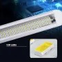 12-85V Ultra-Bright LED Cabin Lights Three Rows of 120 Beads Cab Reading Lights Aluminum Shell Trunk Lights for RVs Boats Camping