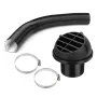 75mm Heater Pipe Duct + Warm Air Outlet + Hose Clip For Diesel Heater Eberspacher Propex Heater Ducting