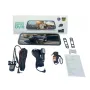 9.66 Inch Three-Lens Car Driving Recorder Rearview Mirror Wifi High-Definition 1080P Reversing Image Full-Screen Touch Three-Recorder