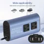 500W Peak Car Power Inverter DC 12V to AC 110V LCD Display Dual AC Outlets 4 USB Car Charger for Car Home Laptop Truck