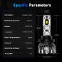 NOVSIGHT A500-T2 160W High Power 2PCS 33,000LM DC9-32V Car LED Headlights 6500K Cool White IP68 Waterproof