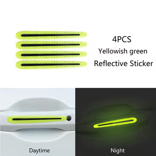 4pcs green handle