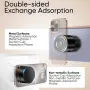 Car Vacuum Suction Phone Holder Double-Sided Suction Cup 360° Rotatable Multi-Angle Adjustable Ultra-Strong Vacuum Adsorption