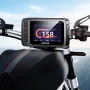 AZDOME Motorcycle Driving Recorder Front Rear Dual Lens DVR BSD Warning Function Waterproof Lens HD Wide Angle GPS Track M600
