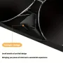 Multifunctional Car Glasses Storage Box Sunglasses Case Car Sun Visor Glasses Clip Box