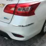 4 Pack Car Door Handle Bumper Guard Wall Protector Car Edge Anti-collision Strip Bumper Protection Strip Guardrail Anti-scratch Bumper Collision Shape