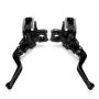 7/8\ Motorcycle Master Cylinder Hydraulic Brake Pump Clutch Handlebar Lever Reservoir Set