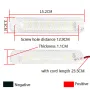 12-85V Car Cabin Reading Light 36 LEDs High Brightness Car LED Dome Light With Large Transparent Switch