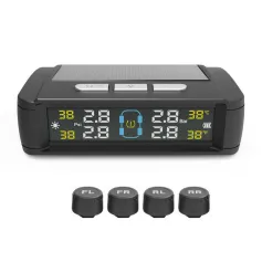T11 Voice Alarm Tire Pressure Monitor Tire Pressure Monitoring System Universal Digital Tire Pressure Car Exterior And Interior Monitoring System Tire Pressure Gauge Tire Pressure Sensor TPMS
