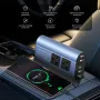 TATALIKEN Araba Güç İnvertörü 300/500W 12V ila 110V / 220V 6'sı 1 Arada Çoklu Çıkış İnvertörü Değiştirilmiş Sinüs Dalgası Araba Güç Dönüştürücüsü AB/ABD Standart Soketleri