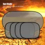 1/2/5PCS Portable Car Window Sunshade with Suction Cup Shade Universal Car Curtain Sun Shade Car Styling Covers Sun Visor