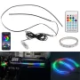 Lampada decorativa per interni con controllo APP, 2 in 1, luce LED Phantom per auto Symphony, 110 cm + 35 cm, presa USB.