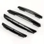 Universal 4PCS Pintu Kereta Jalur Anti-Calar Pelindung Pintu Pelindung Tepi Pintu Bumper Pelindung Tepi Pintu Tepi