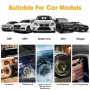 Tire Pressure Monitoring System Solar Powered TPMS for RV and Trailers TPMS with LCD Display 4 Sensors Real-Time Pressure And Temperature Monitoring