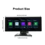10.26 Inch Liftable Camera Car bluetooth MP5 Player AHD Portable Screen Car Central Control Driving Recorder Wireless Carplay Mirrorlink