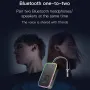 Wireless 5.3 Bluetooth Transmitter Supports Dual Pairs 2 Headphones For Airplane Travel For Flight TV Tablets Gym Gaming