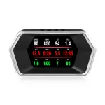 GEYIREN P17 4.3\\ OBD+GPS ਡਿਊਲ ਸਿਸਟਮ HUD ਘੁੰਮਣ ਵਾਲੀ LCD ਡਿਟੈਕਟਰ ਓਵਰਸਪੀਡ ਪਾਣੀ ਦਾ ਤਾਪਮਾਨ ਸਪੀਡ ਅਲਾਰਮ ਬ੍ਰੇਕ ਟਰਬਾਈਨ ਟੈਸਟ ਮਾਈਲੇਜ