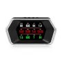 GEYIREN P17 4.3\ OBD+GPS Dual System HUD Rotating LCD Detector Overspeed Water Temperature Speed Alarm Brake Turbine Test Mileage