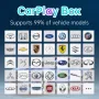 Wireless Carplay Android Auto Adapter, Wireless 2 In 1 Dongle Convert Wired Android Auto/Carplay To Wireless