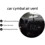 Car Crash Cymbal Air Vent Mini Drum Car Hand-shooting Cymbals Car Drum Cymbal Air Vent Musical Instrument For Car Interior