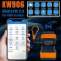 Konnwei KW906 OBD2 ELM327 V1.5 Pic18F25K80 OBD 2 Bluetooth 5.0 Tarayıcılar Araç Teşhis Aracı Android/IOS İçin Kod Okuyucu