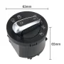 Car Headlight Switch Fog Light Knob For Golf Jetta MK5 MK6 GTI Passat B6 B7 CC Touran Tiguan 5ND941431A 5ND941431B