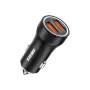 CGS-01 12-24V Dual USB Car Charger 100W+22.5W for Mobil Tablet Charging Compatible with for Huawei for Xiaomi for Samsung