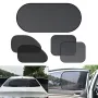 Car Window Sunshade Cover Sun UV Protection Auto Front Rear Black Window Curtain Side Glass Mesh Sunshades