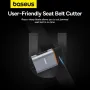 Baseus 3 in 1 Car Safety Hammer U-shaped Emergency Auto Escape Seat Belt Cutter Window Class Break with SOS LED Lamp