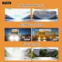 Car Sun Visor Anti-Glare Mirror Adjustable Sunscreen Adjustable UV Protection Polarized Sun Visor Clear Vision