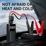 2 In 1 Portable Multi-functional 150psi Car Jump Starter Air Compressor 1000A Power Bank with Emergency LED Lighting Tire Pressure Detection