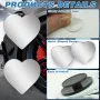 2Pcs Car Side Mirror Blindspot Adjustabe Angle Removable Wide Angle Convex RearView Mirror for Enhanced Safety Universal for Cars Suvs