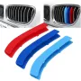 3pcs Front Side Auto grid Grill Grille Cover Clip Car Trim Strip For BMW 5 Series F10 F11 F18 14-17