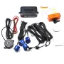 Car 4 Probe Pure Buzzer Car Without Display Reversing Radar Sensor Car Backing-up Radar Sensor System 22mm Reversing Radar Audible Warning Indicator Probe System