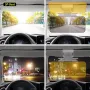 Car Sun Visor Anti-Glare Mirror Adjustable Sunscreen Adjustable UV Protection Polarized Sun Visor Clear Vision