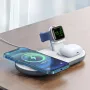 Mcdodo Magnetic 3-in-1 Wireless Charger Station QC PD Fast Charging 20W Max for iPone iWatch Air Pods