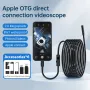 1080P 8mm iphone and Android Car Inspection Endoscope Camera Repair Equipment Tool with 5m Cable IP67 Waterproof 2.0 Megapixels