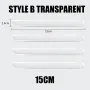 4 Pack Car Door Handle Bumper Guard Wall Protector Car Edge Anti-collision Strip Bumper Protection Strip Guardrail Anti-scratch Bumper Collision Shape
