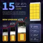 Infitary Pair Car LED Headlight Modification 160W Per Pair Lamp Bulb 6500K Bright White Car Lights IP68 Waterproof Rating