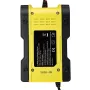 FOXSUR 7-Stages 12V 6A 24V 3A Battery Charger Touch Screen LCD Display Pulse Repair Automatic For Car Motorcycle Electric Scooter Lead-Acid Agm Gel Wet Lithium LiFePO4 Batteries