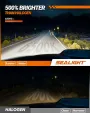 SEALIGHT X3S H7 18000 LM 6500K Cool White LED Car Headlight Modification Parts Automotive Front Light