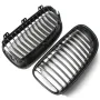 Front Kidney Grille Grills Matte Black for BMW E92 E93 3-Series LCI Face Lift 2DR