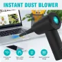 Electric Cordless Dust Blower Portable Multi-Function 3 Gear Handheld Vacuum Cleaner 2 In 1 Suction And Blowing Dust Blower