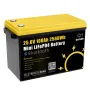 Gokwh 24V 100Ah LCD Energy Storage Box 2560Wh Solar Lithium Ion LiFePO4(LFP) Battery for RV Boat Home Energy Storage