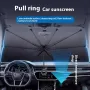 Laser Foldable Car Front Windshield Sunshade Umbrella Sun Protection Heat Insulation Front Window Summer Umbrella