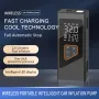 Cordless Tire Inflator with Digital Display 3*2000mAh Tire Inflator Digital Display 4 Mode Car Air Pump Built-In LED Lighting for Car Motorcycle Bike Ball