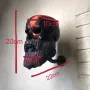 Motorcycle Skull Helmet Holder Skull Helmet Rack Wall Mount Hook Motorcycle Helmet Display Stand